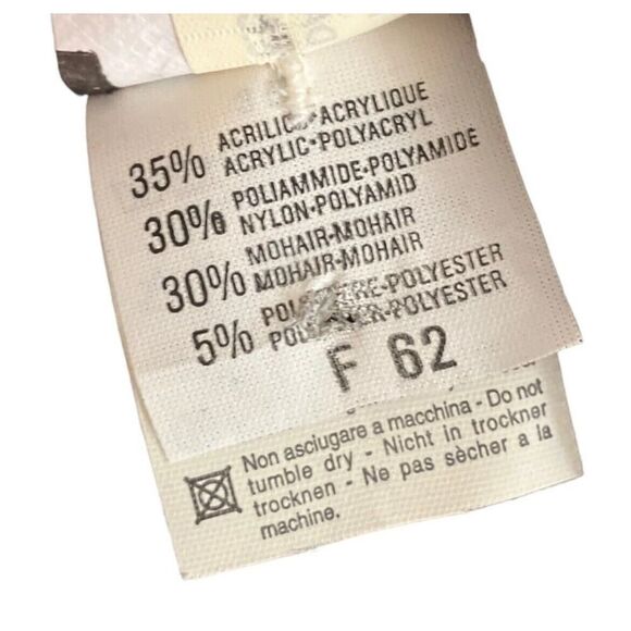 MCM Michael Cromer Munich Mohair Blend Metallic Cardigan Luxury Designer US S - Picture 14 of 16